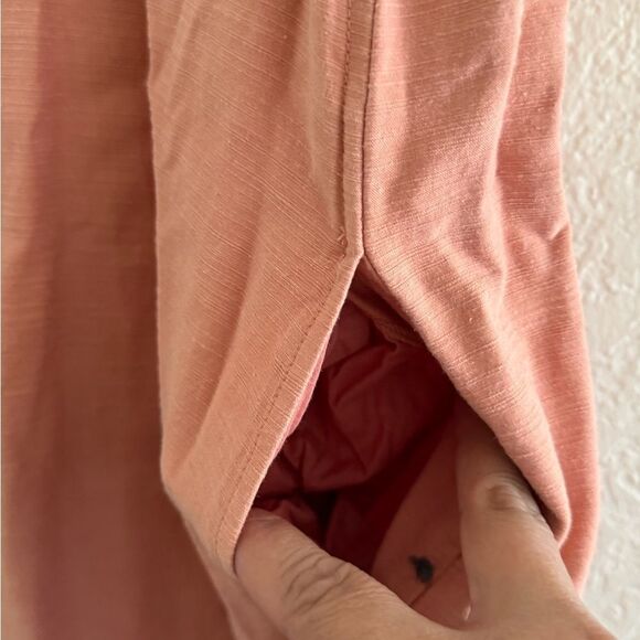 Madewell Peach Sleeveless Maxi Dress - Picture 2 of 8